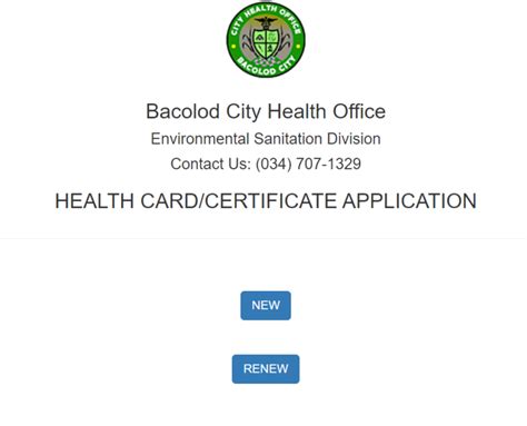 bacolod city health green card appointment|A REQUIREMENT OF THE SANITATION CODE OF THE PHILS .